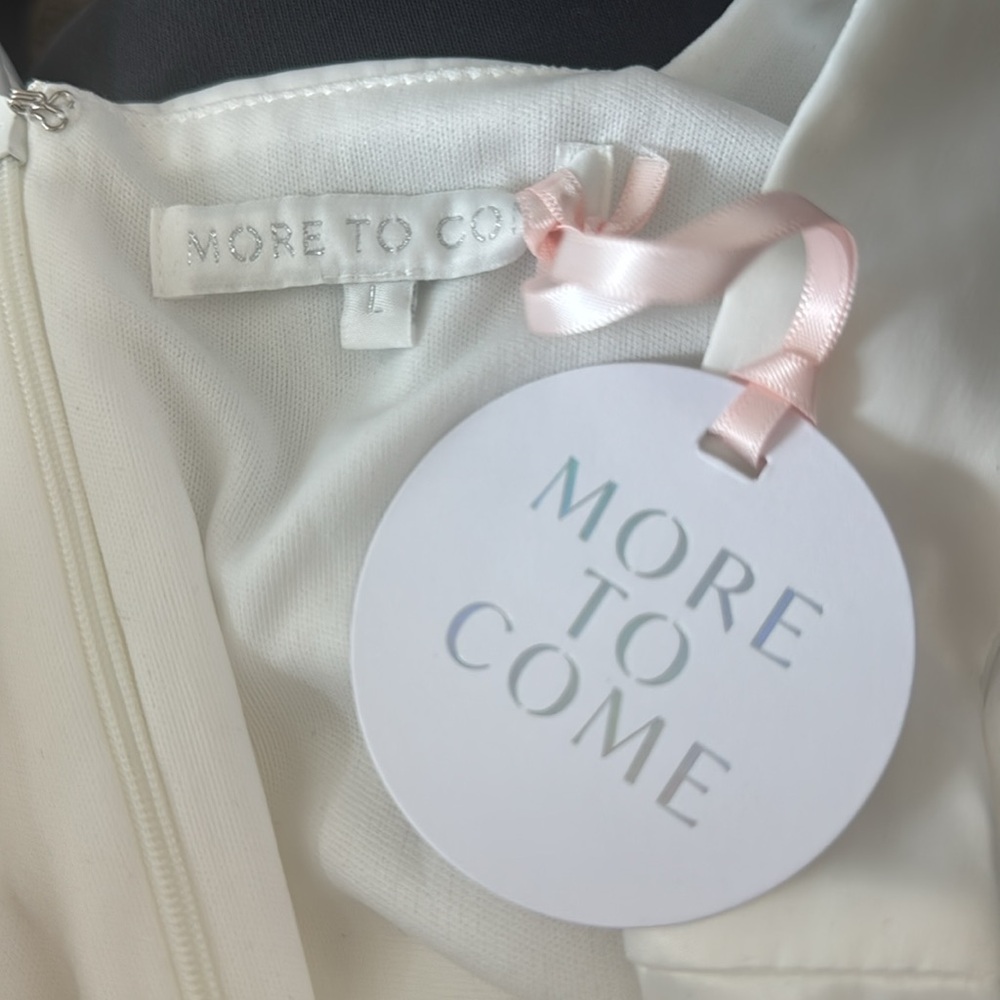 NWT REVOLVE More to Come Abigail Mini Dress in White - Picture 4 of 5